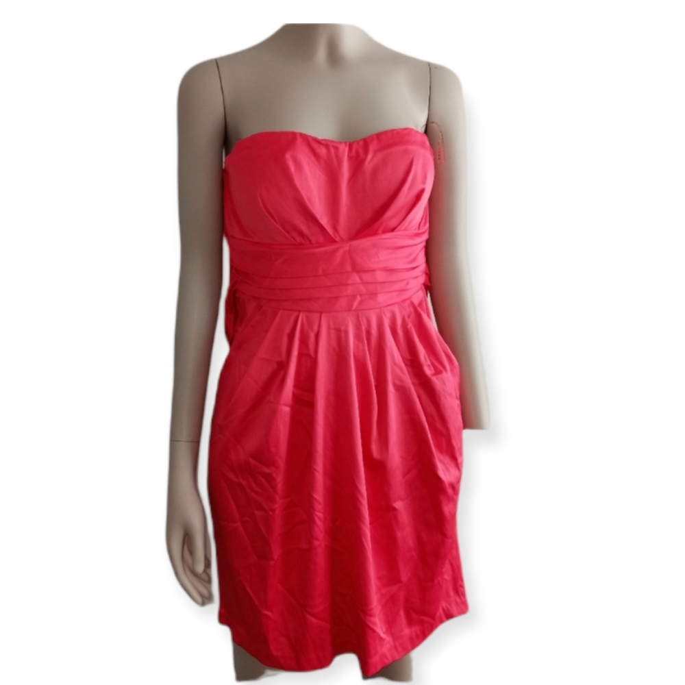 SNAP satin strapless dress size 9 Y2k Era